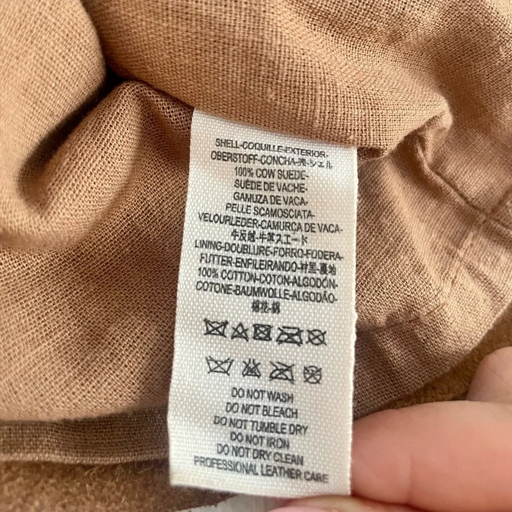 Free People Suede Mini Skirt - Picture 4 of 5